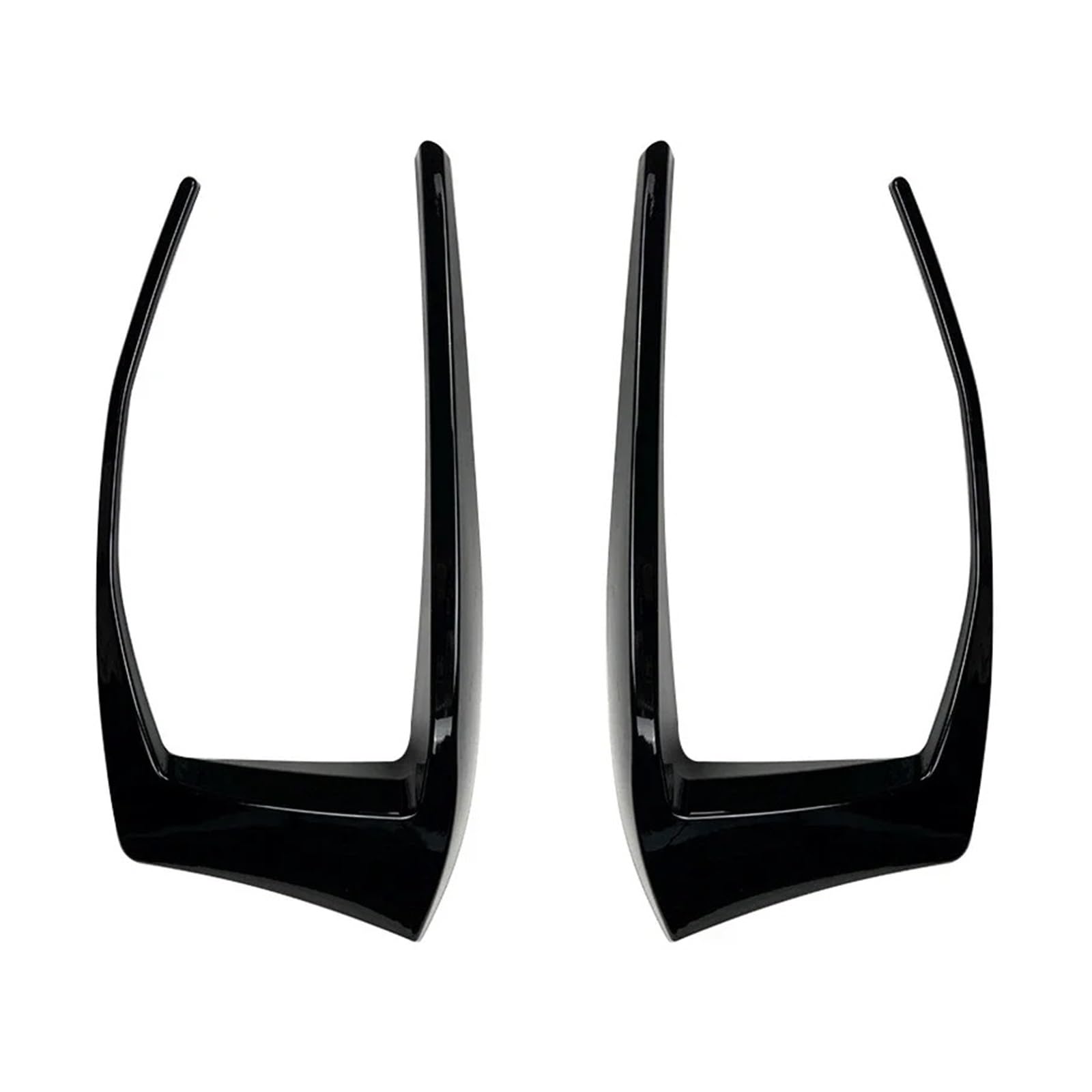 Heckflügel Für VW Für Golf 7 7,5 Für Golf 7R 7,5 R Für GTI Für GTD Für Golf VII MK7R MK7,5 2013-2019 R400 Auto Hinten Seite Stoßstange Splitter Canard Spoiler Heckspoiler(C) von NAUTIG