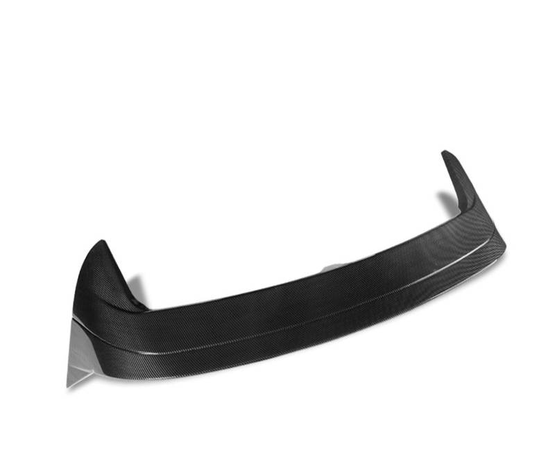 Heckflügel Für VW Für Golf 8 MK8 2020 2021 2022 Spoiler ABS Schwarz Carbon Hinten Dach Stamm Deckel Auto Tuning CS Stil Außen Zubehör Heckspoiler(Carbon Printing) von NAUTIG