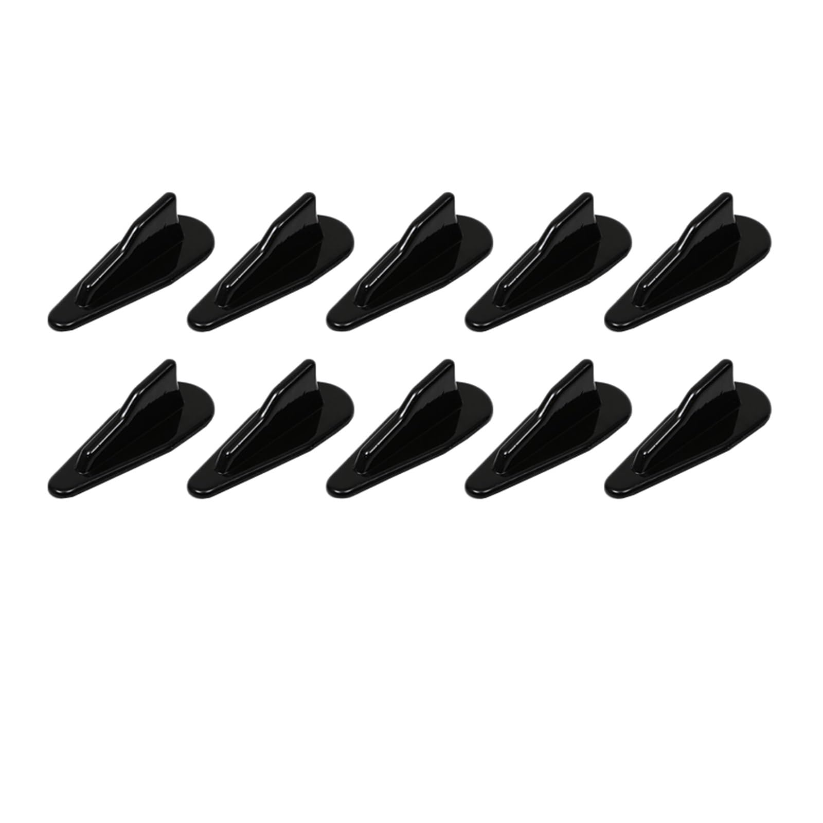 Heckflügel Für W211 W204 E36 E46 E92 Auto Dach Shark Fin Stil Diffusor Spoiler Zubehör Auto Heckspoiler Heckspoiler(Bk 10piece style2) von NAUTIG