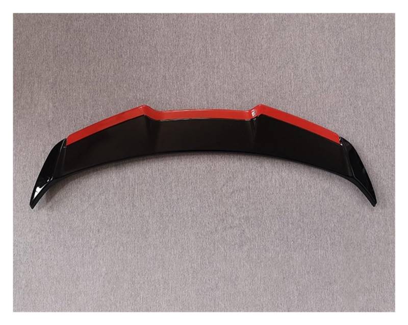 Heckflügel Geändert Dach Spoiler Hinten Flügel Ersatzteil Splitter Deflektor Boot Lip Für Toyota Für CHR Für C-HR 2015-2022 Body Kit Heckspoiler(Black with Red) von NAUTIG