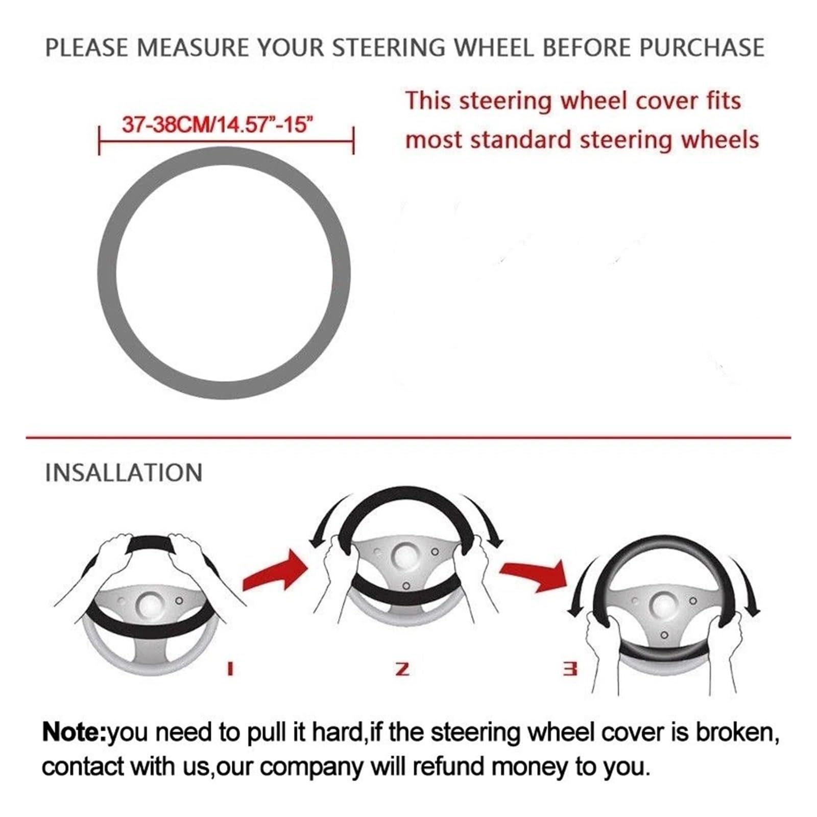 Lenkradbezug Auto Lenkräder Abdeckung Für 1 2 3 4 5 6 7 Für Z Serie Für E46 Für E90 Für E87 Für F20 Für F22 Für F45 Für F30 Für G20 Für E60 Für F10 Für G30 Auto Lenkradabdeckung(3) von NAUTIG