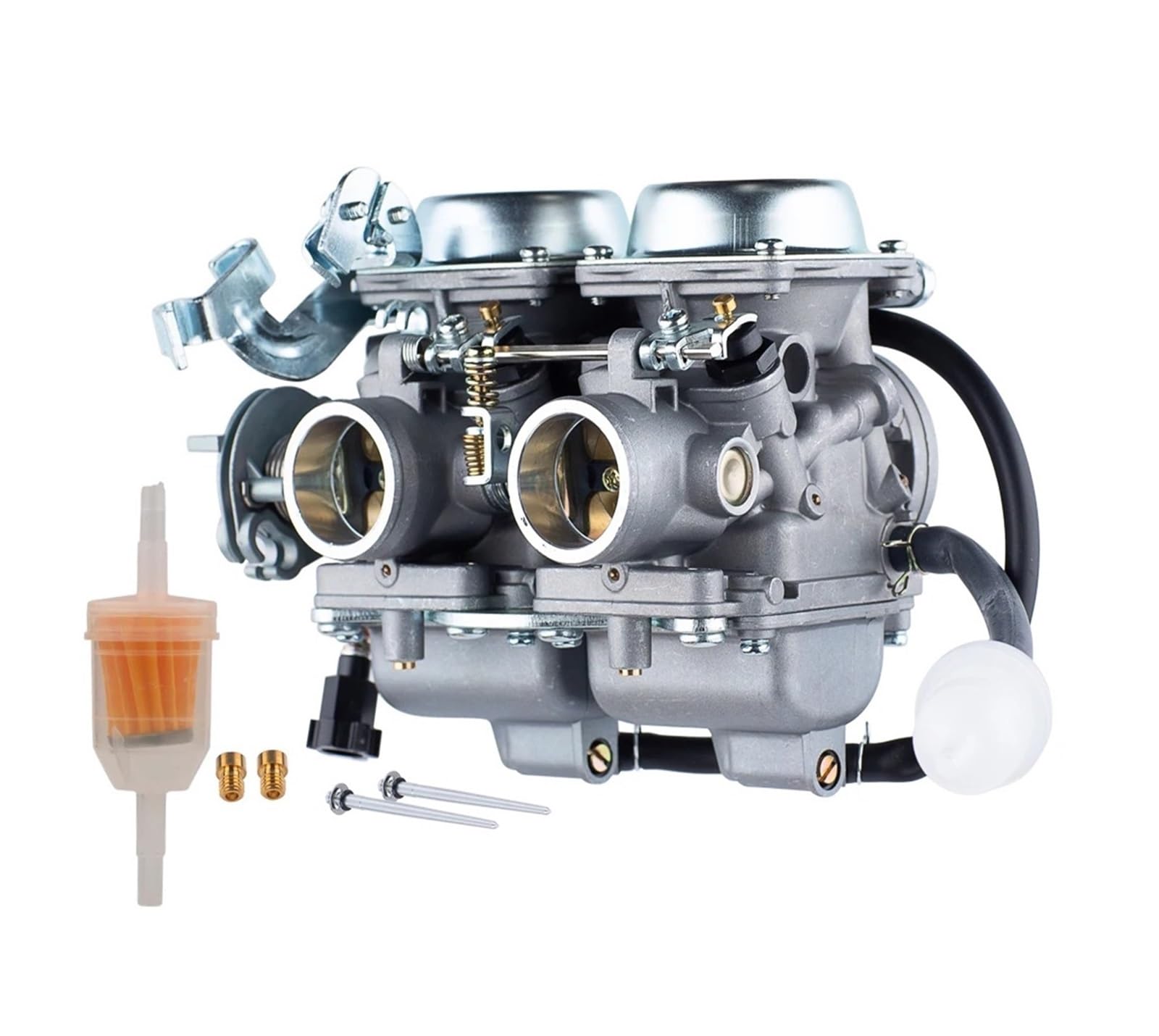 Motorvergaser Dual Carb 26mm PD26J Vergaser Assy Für Rebel CA250 CB250T CBT250 CMX250 250cc CBT125 CBT150 Doppel Zylinder Motorrad Vergaseranlagen von NAUTIG