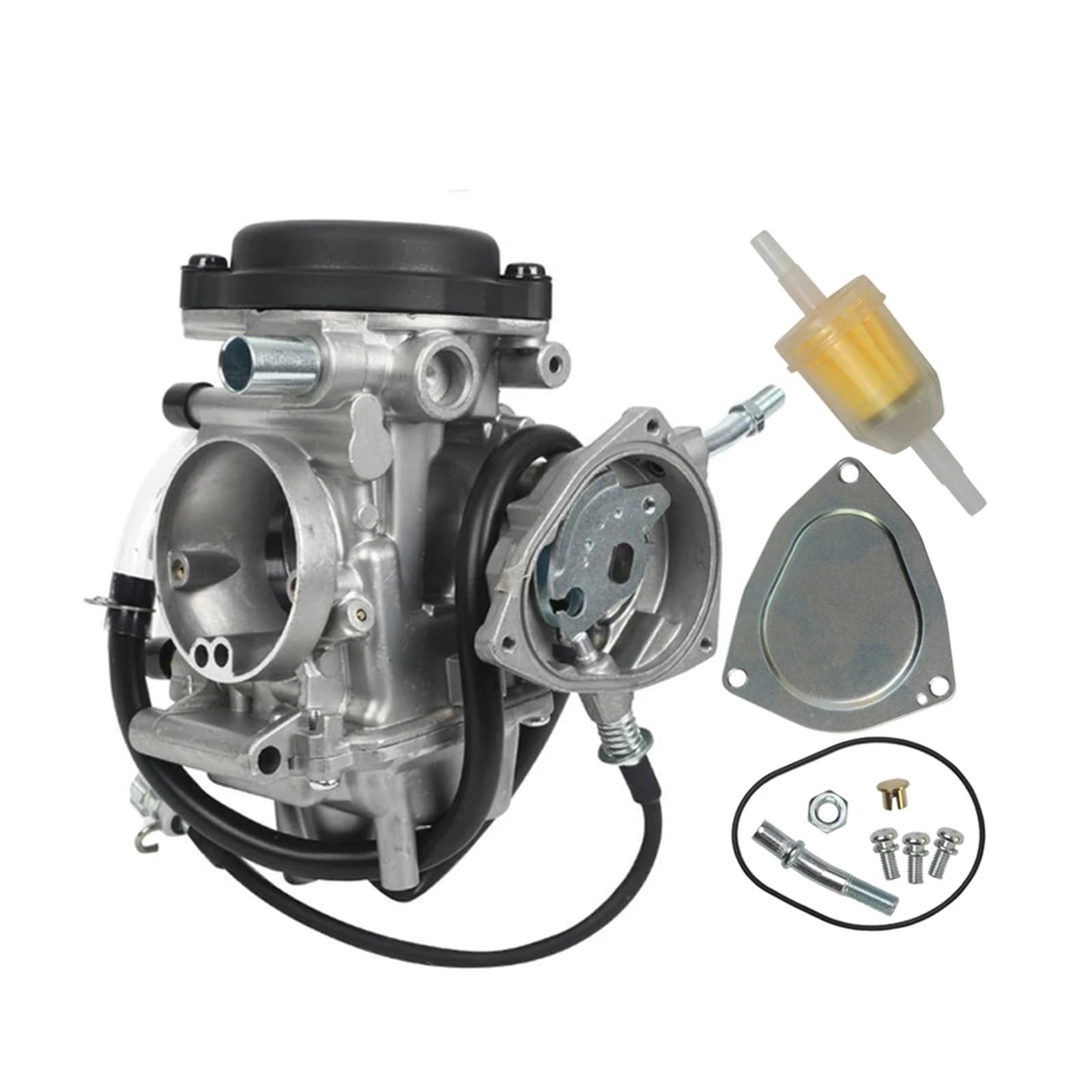 NAUTIG Motorvergaser Vergaser PD33J 33mm Für Kodiak 450 YFM450 4X4 2003-2005 Bruin 350 2WD 4X4 Carb Motorrad Zubehör Vergaseranlagen von NAUTIG