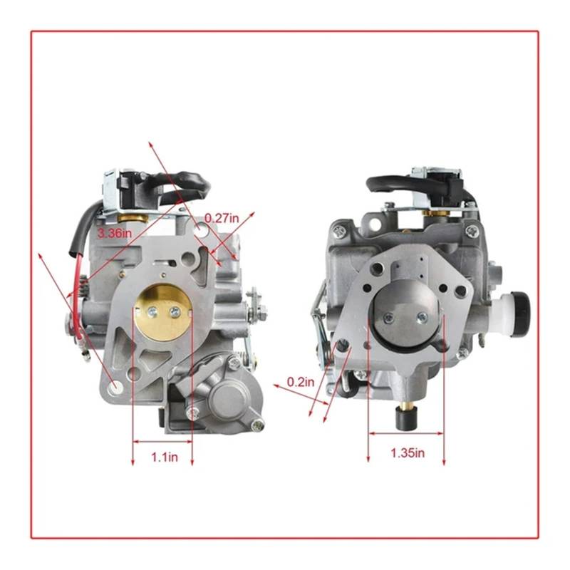 Motorvergaser Vergaserersatz Für 2485334-S 2485393-S Mit Dichtungen Passend Für Motorsatz CH20 CH22 CH25 CH26 CH730 CH740 18–25 PS Vergaseranlagen von NAUTIG
