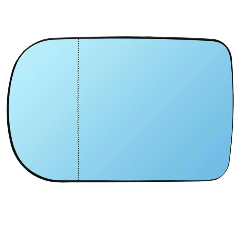 Rechts Spiegelglas Links Für 5 Series E39 2000-2003 7 E38 1995-2001 Fahrer Beifahrertür Seitenflügel Spiegelglas Beheizt Blau Mit Platte Außenspiegel Glas von NAUTIG