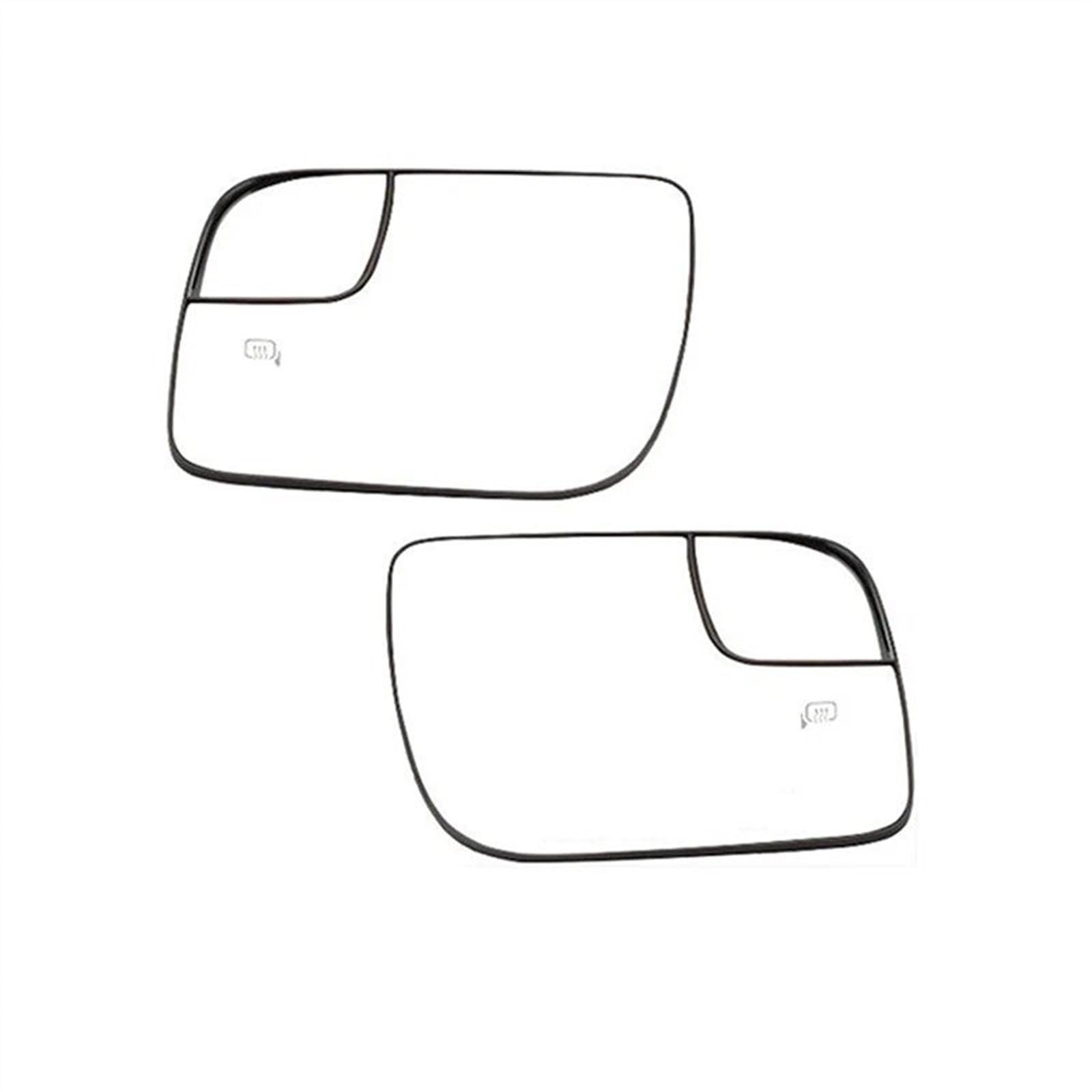 Rechts Spiegelglas Links Für Ford Für Explorer 2011 2012 2013 2014 2015 2016 2017 2018 2019 Auto Ersatz Klar Beheizte Flügel Hinten Spiegel Glas Links Rechts Außenspiegel Glas von NAUTIG