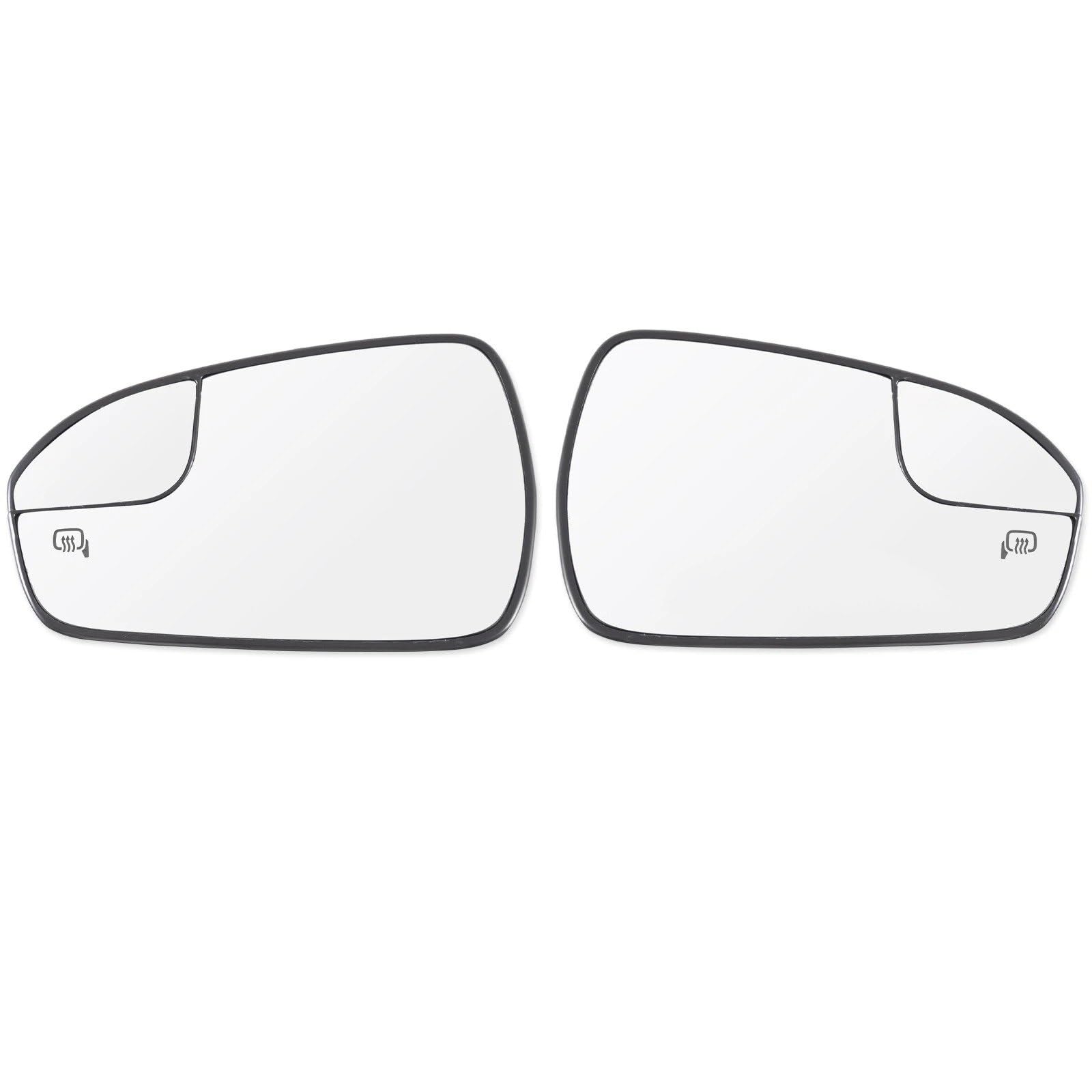 Rechts Spiegelglas Links Für Ford Für Fusion 2013-2020 Tür Rückspiegel Objektiv Beheizte Rückspiegel Glas Reflektor Konvexen Glas DS7Z17K707F DS7Z17K707B Außenspiegel Glas von NAUTIG