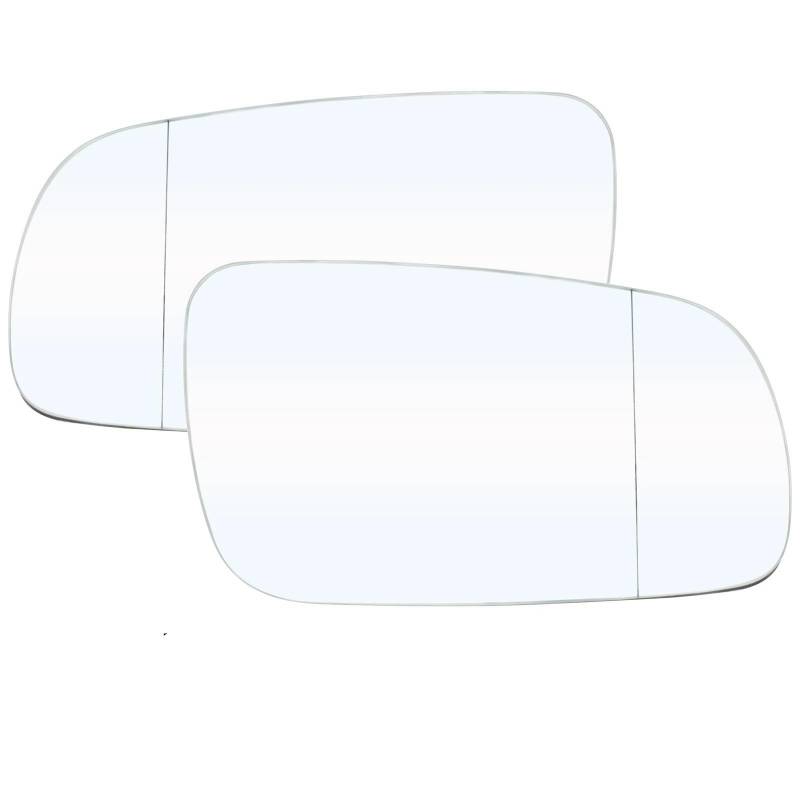 Rechts Spiegelglas Links Für VW Für Jetta Für Golf Mk4 4 Für Passat B5 Seat Sharan 1999-2004 Linke/rechte Seite Außenspiegelglas Beheiztes Außenclip- Außenspiegel Glas von NAUTIG