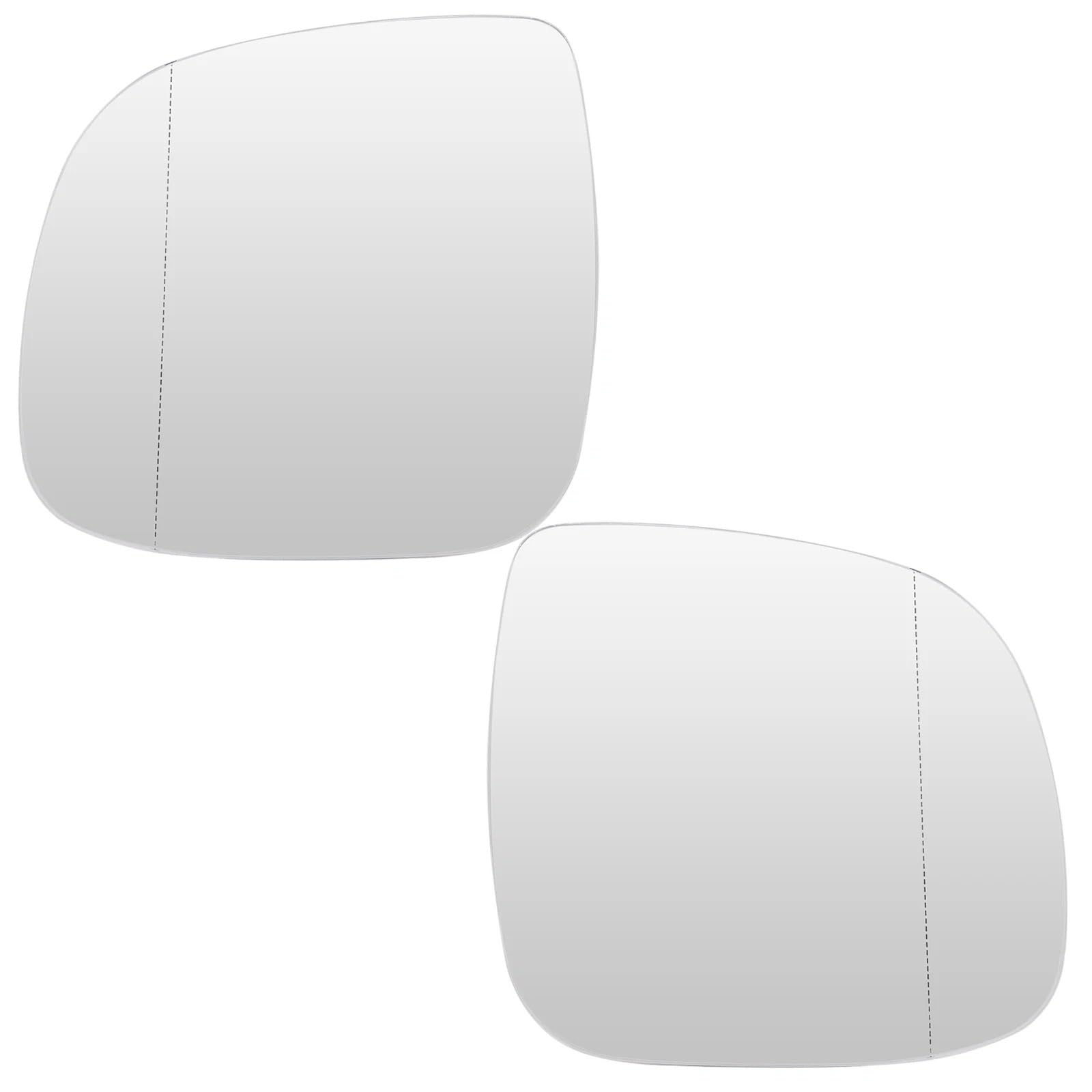 Rechts Spiegelglas Links Für VW Transporter T5 T6 2010-2016 Rückspiegelglas Links rechts mit beheizbarer Rückplatte konvex Weitwinkelersatz Außenspiegel Glas von NAUTIG