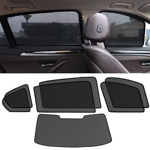 Auto Sonnenschutz Netz,für BMW X5 E70 2008-2012(snap-fit),UV Schutz,PrivatsphäRe Schutz,Car ZubehöR,E/7pcs-wholecar von NAVIXE