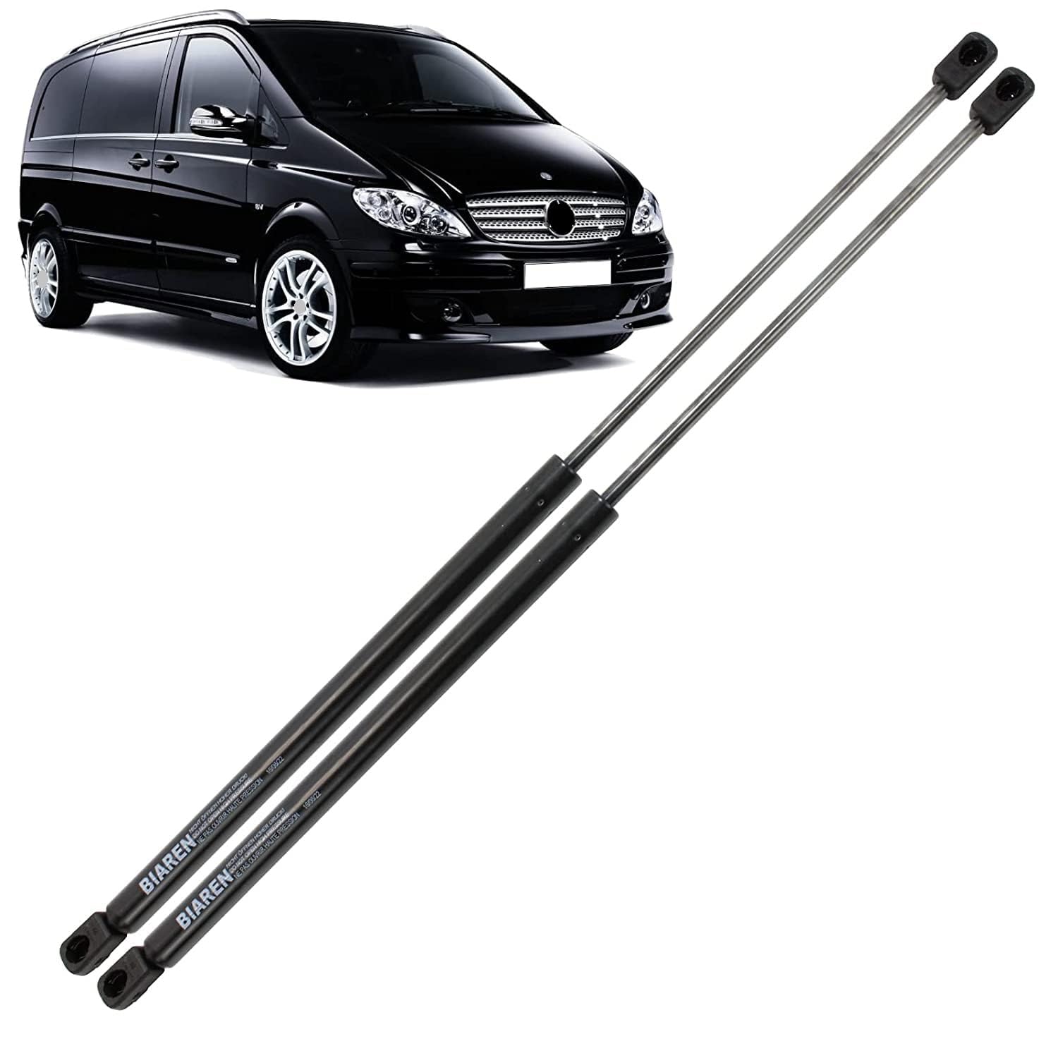 2x Universal Gasfeder Für Mercedes Benz Vito Mixto Viano W639 2003-2014 Lift Support System 755 (N) 667 MM A6399800364 A6399800164 von NAZARR