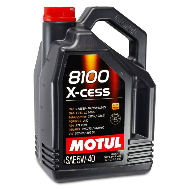 5 Liter original Motul Motoröl 5W40 8100 X-Cess von NB PARTS