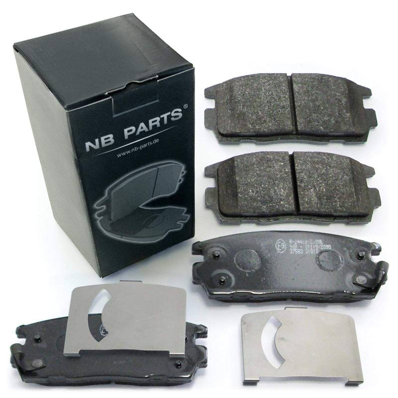 BREMSBELÄGE BREMSKLÖTZE HINTEN NB PARTS GERMANY 10021801 von NB PARTS