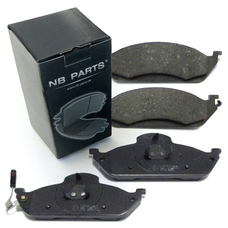 BREMSBELÄGE BREMSKLÖTZE VORNE NB PARTS GERMANY 10032448 von NB PARTS