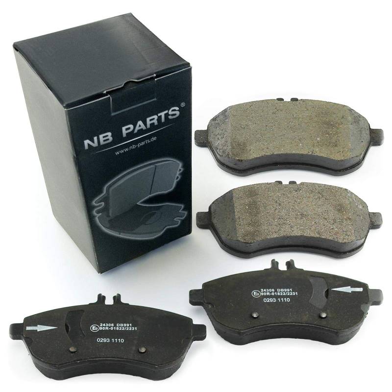 BREMSBELÄGE BREMSKLÖTZE VORNE NB PARTS GERMANY 10032501 von NB PARTS