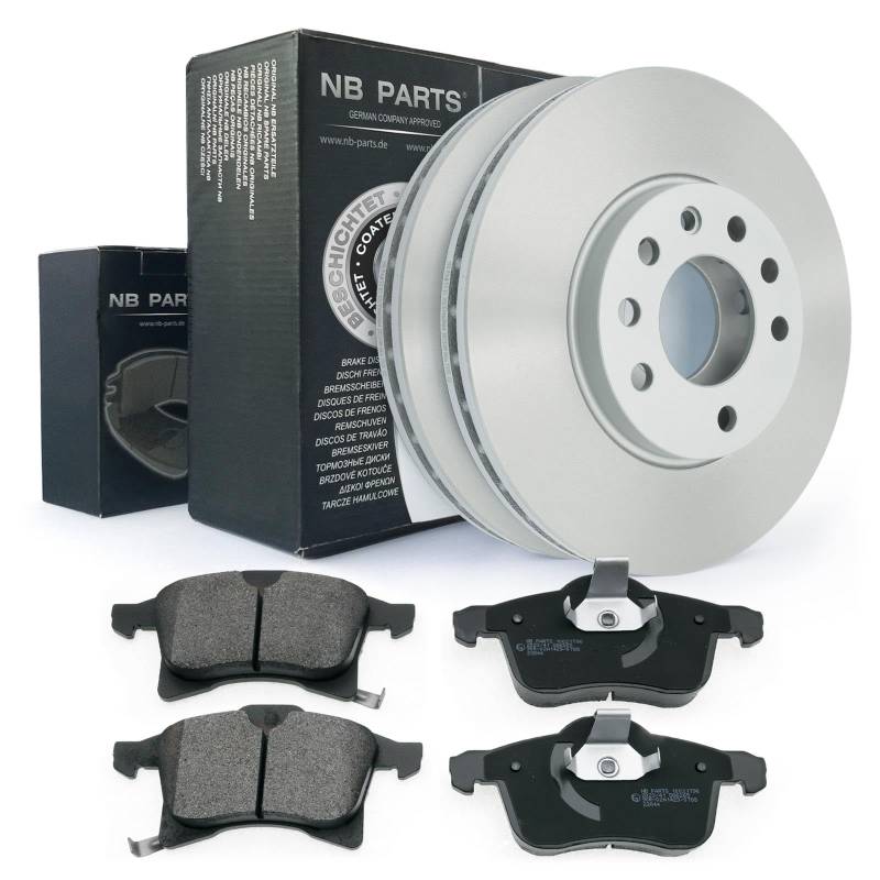 Bremsen/BREMSSCHEIBEN Ø280 BELÜFTET + BREMSBELÄGE VORNE NB PARTS GERMANY 10042160 von NB PARTS