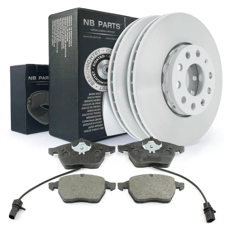 Bremsen/Bremsen-set Vorne Bremsscheiben + Bremsbeläge Ø288 Belüftet Bremsklötze VA Kit NB PARTS GERMANY 10038199 von NB PARTS