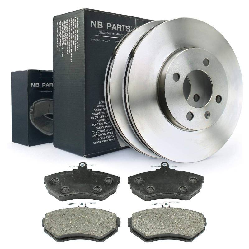 Bremsen/Bremsen-set Vorne Bremsscheiben + Bremsbeläge Ø256 Belüftet Bremsklötze VA Kit NB PARTS GERMANY 10038237 von NB PARTS