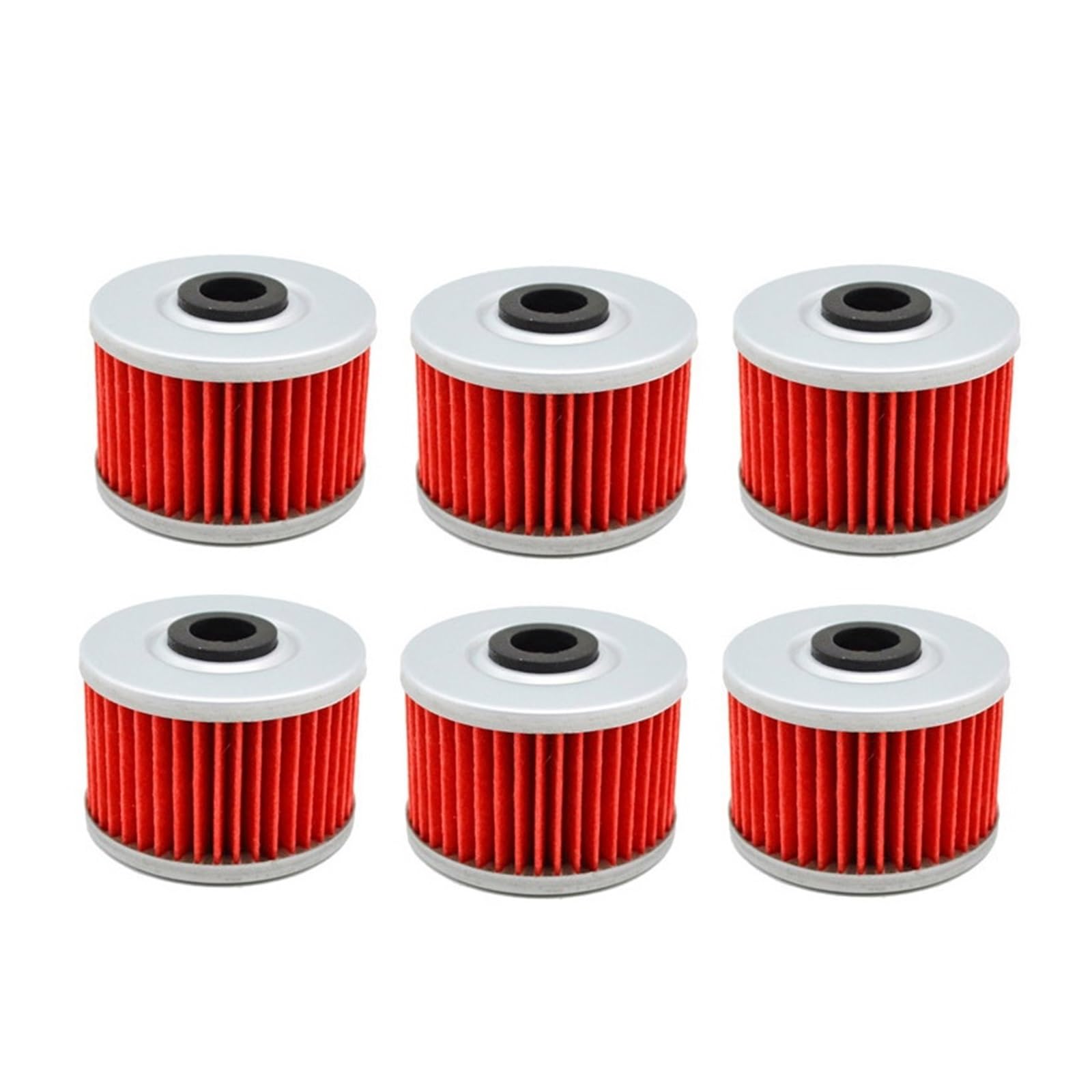 1/2/4/6PCS Ölfilter for ATC250 350 TRX250 300 400 700 AX1 CBX250 CBR250 CRF250 NX250 TLR250 XL250 XR250 350 XR400(6 Pcs) von NBAAVBJV