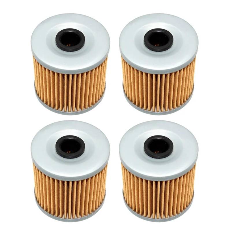 Motorrad Rot/Gelb Öl Filter for KLR650 CAMO 650 KLR250 KLR600 560 660 KLX650R KLX650C KL600 KL650 KL250 KLX250(4Pcs Yellow) von NBAAVBJV