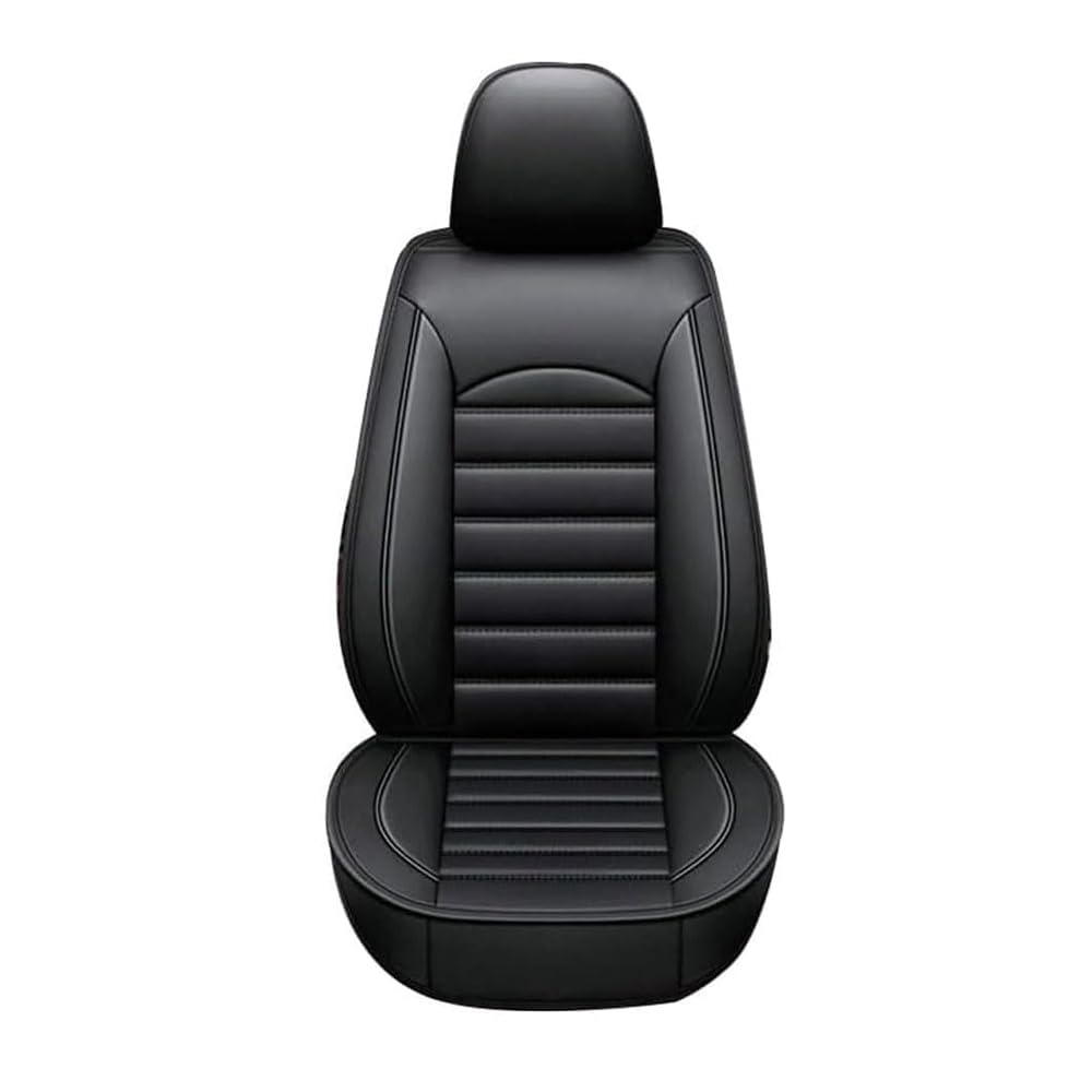 Auto Leder Sitzbezug Für Peugeot SW 207,Wasserdicht Atmungsaktive Rutschfester Langlebig Sitzschoner,Auto SitzbezüGe Sets,A/Black von NBHDWF