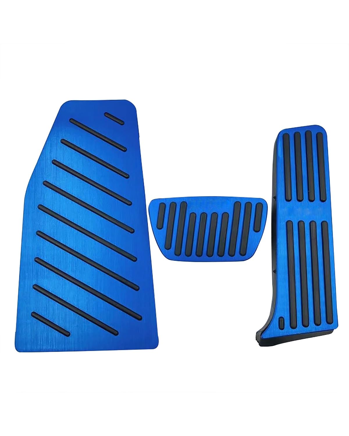 Auto Pedal Aluminium Auto Fuß Kraftstoff Beschleuniger Bremspedale Pad Platte Abdeckung Für Toyota Für RAV4 Für RAV 4 XA50 2019 2020 2021 2022 2023 bremspedal(at 3pcs Blue) von NBHGFF