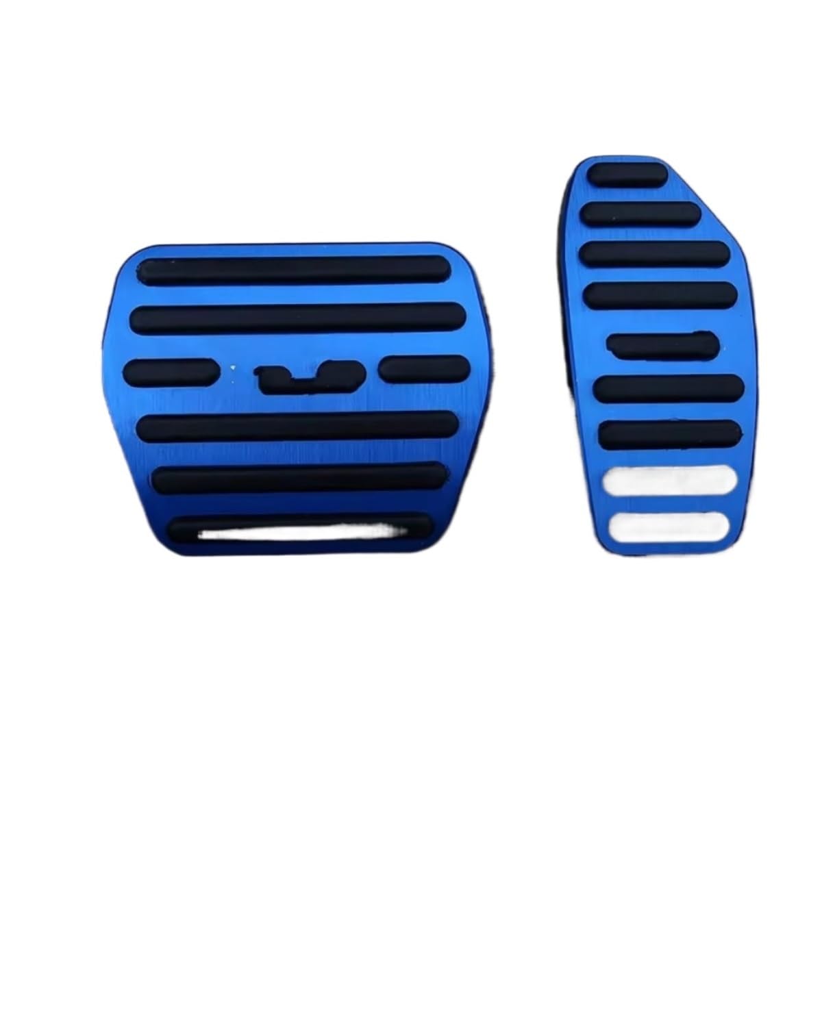 Auto Pedal Aluminium Auto Gas Bremse Kupplung Pedal Pad Abdeckung Für X-Trail XTrail T32 T33 2014-2020 2021 2022 2023 bremspedal(Blue at 2pcs) von NBHGFF