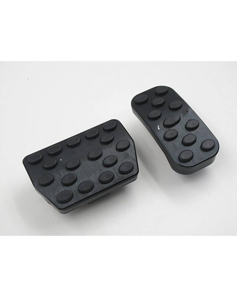 Auto Pedal Aluminium Auto Modifiziertes Pedal Für Ford Für Edge 2015~2021 Dekoratives Gaspedal Bremsfußstützenpolster rutschfeste Metallabdeckungen bremspedal(Black) von NBHGFF