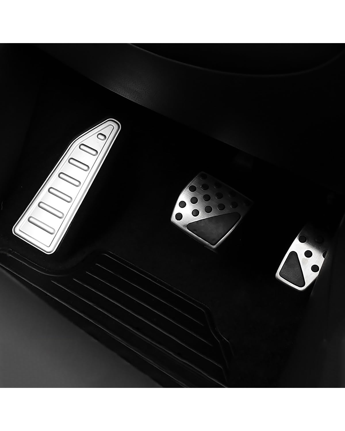 Auto Pedal Auto-Fußstütze Pedal Kraftstoff Gaspedal Bremspedal rutschfeste Abdeckung Für Land Für Rover Für Range Für Rover Für Sport/Vogue bremspedal(Renegade at 3pcs) von NBHGFF