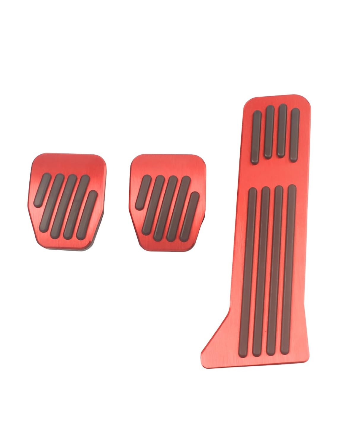 Auto Pedal Für 2 3 6 Dome BM GL GJ Für CX-5 CX5 KE KF Für CX-3 CX7 CX-7 CX-8 CX8 CX9 Auto Gaspedal Fußstütze Bremse Kupplung Pedal Pad bremspedal(MT 3pcs Red) von NBHGFF