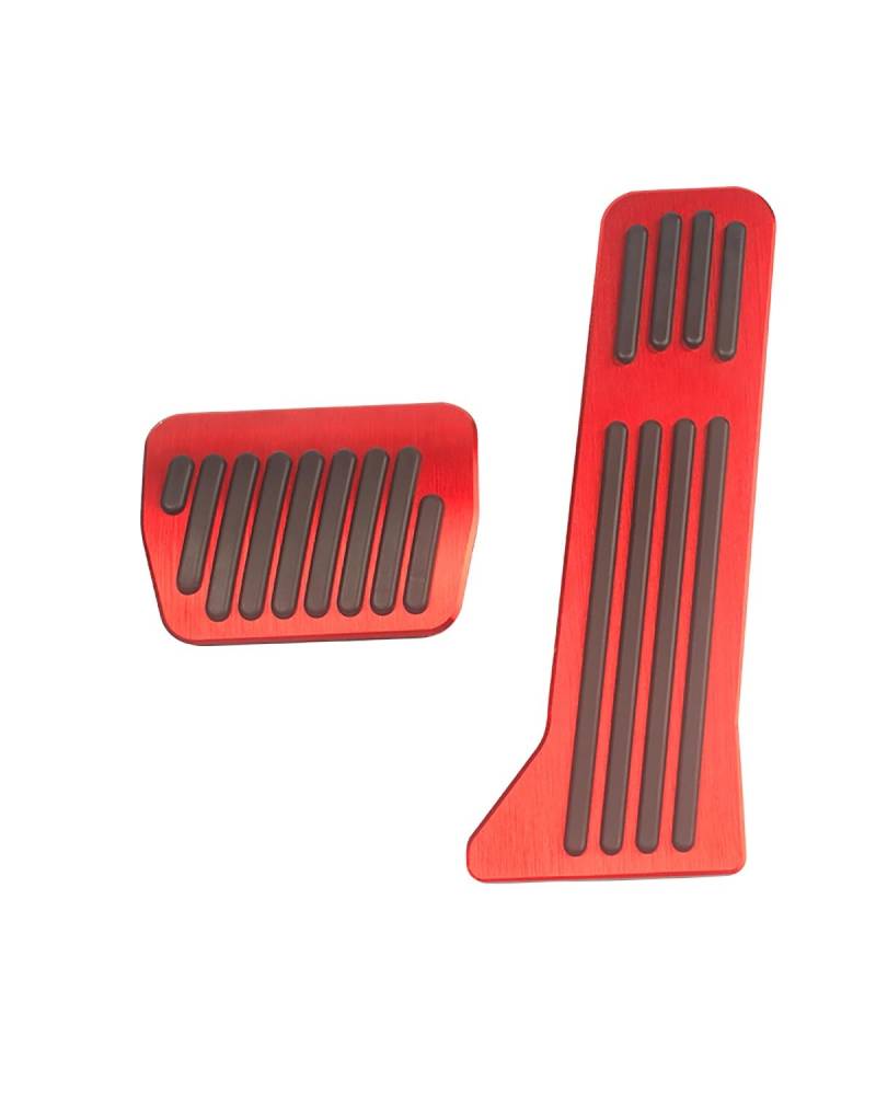 Auto Pedal Für 2 3 6 Dome BM GL GJ Für CX-5 CX5 KE KF Für CX-3 CX7 CX-7 CX-8 CX8 CX9 Auto Gaspedal Fußstütze Bremse Kupplung Pedal Pad bremspedal(at 2pcs Red) von NBHGFF