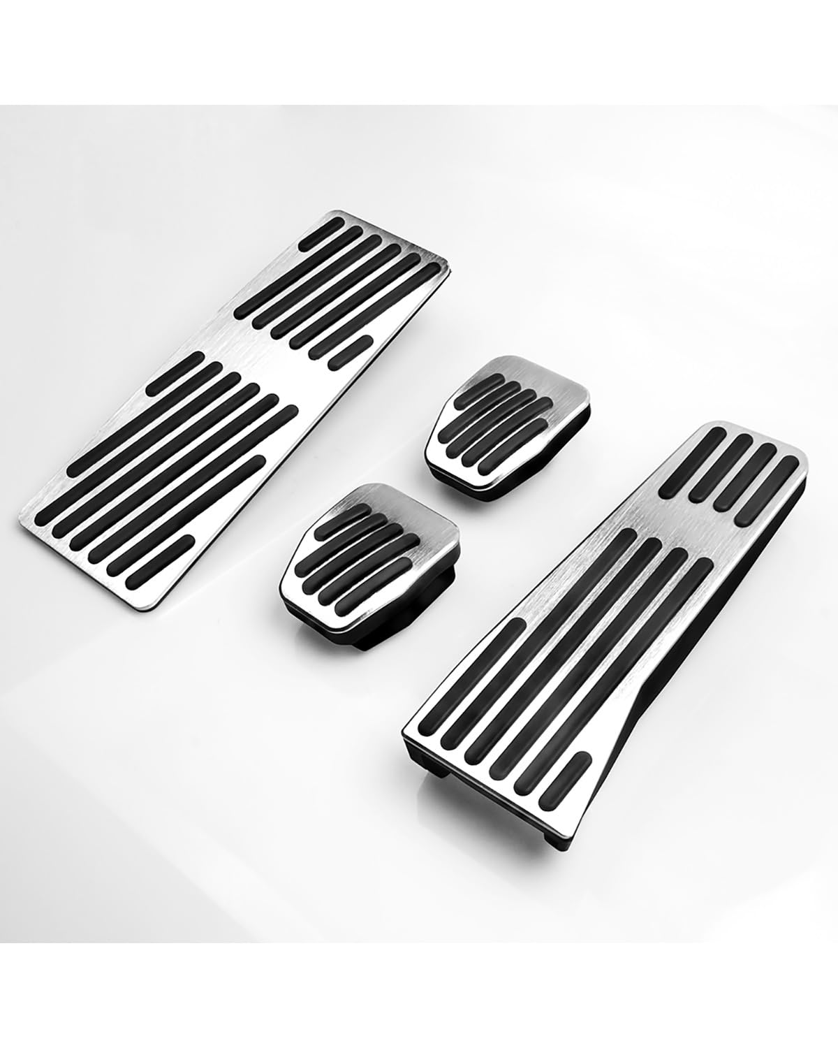 Auto Pedal Für 3 Für CX-30 CX30 CX50 CX-50 2019-2023 Auto Fußstütze Pedal Gaspedal Bremse Kupplungspedale Abdeckung Anti-Slip Pad Fall bremspedal(MT 4PCS Silver) von NBHGFF