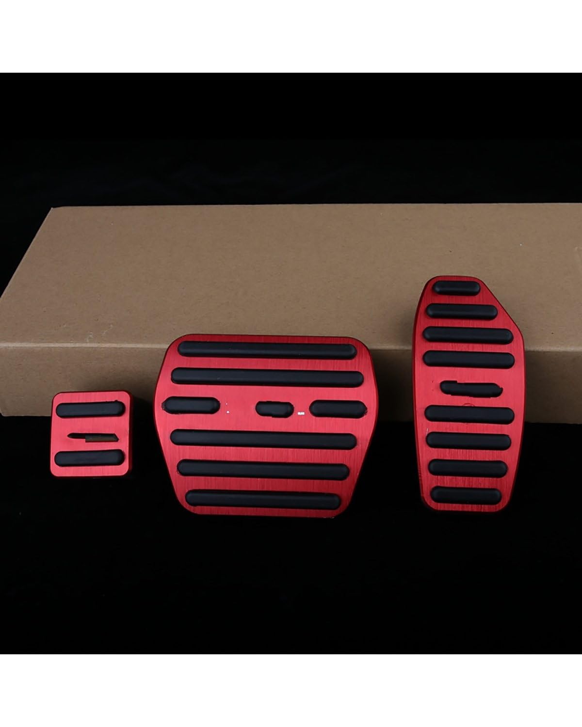 Auto Pedal Für X-Trail T32 T33 X Trail Xtrail 2014-2019 2020 2021 2022 2023 Auto Fuß Gaspedal Bremspedal Abdeckung Nop-Slip Pads bremspedal(Red at 3pcs) von NBHGFF