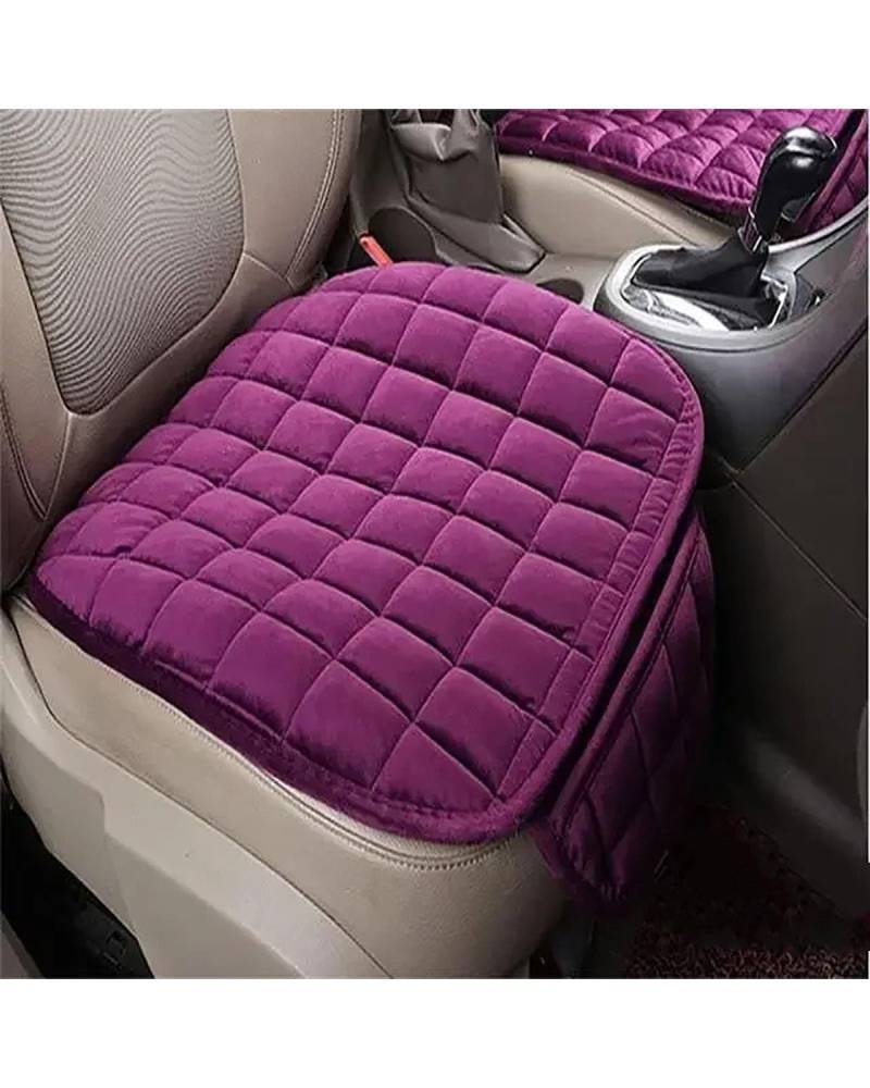 Auto Sitzauflagen 1 Stücke Weiche Autositzbezug Sitzkissen Anti-rutsch Universal Vordersitz Atmungsaktive Unterlage Für Fahrzeug Auto Auto Seat Protector Sitzbezüge Sitzauflagen(-04-1pcs purple) von NBHGFF