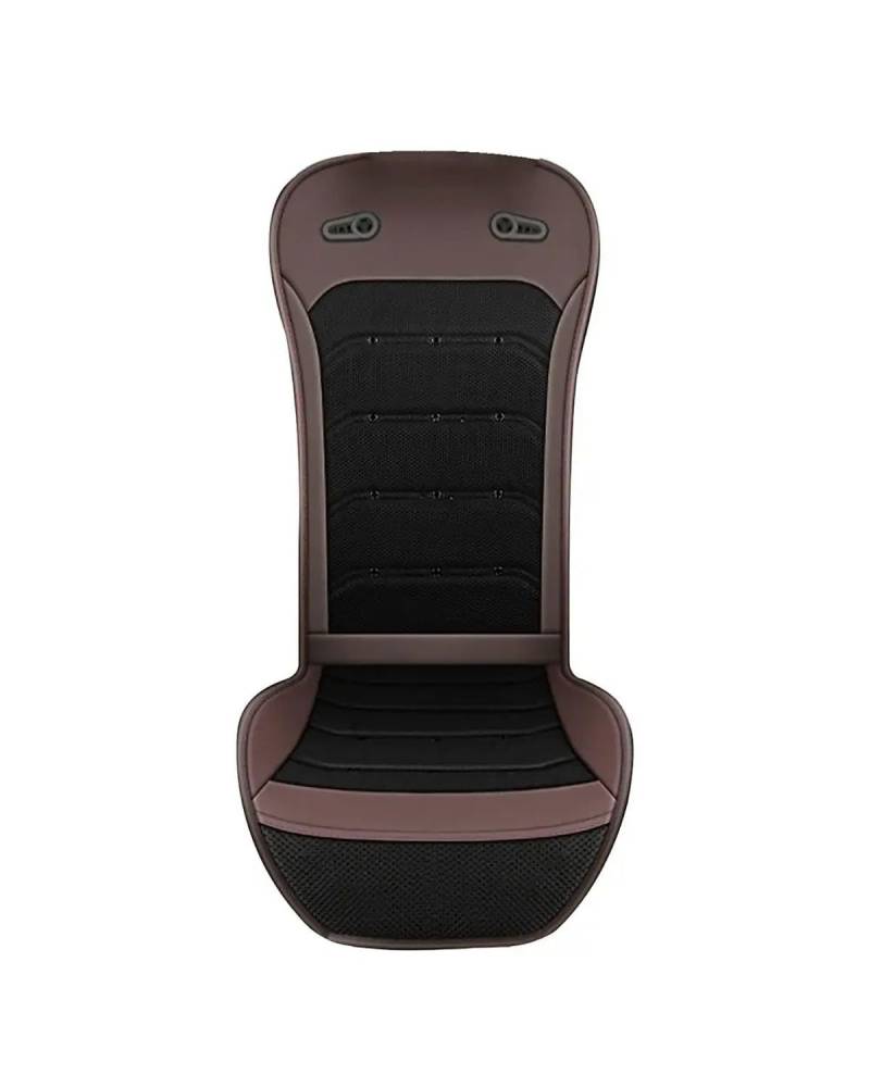 Auto Sitzauflagen Auto Sitz Cooling Pad 12/24V Auto Sitz Belüfteten Kissen Pad Atmungsaktive Kühlung Auto Sitzbezüge Matte Zubehör Für Das Auto Sitzbezüge Sitzauflagen(Brown) von NBHGFF