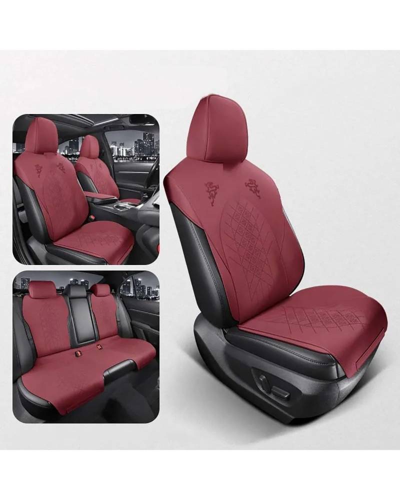 Auto Sitzauflagen Für Toyotaes Für Avalon Für Camry Baujahr 2019 2020 2021 2022 2023 Custom Fit Autozubehör Wildleder Sattel Sitzkissen Pad Halb Bedeckt Sitzbezüge Sitzauflagen(-01-Standard color 4) von NBHGFF