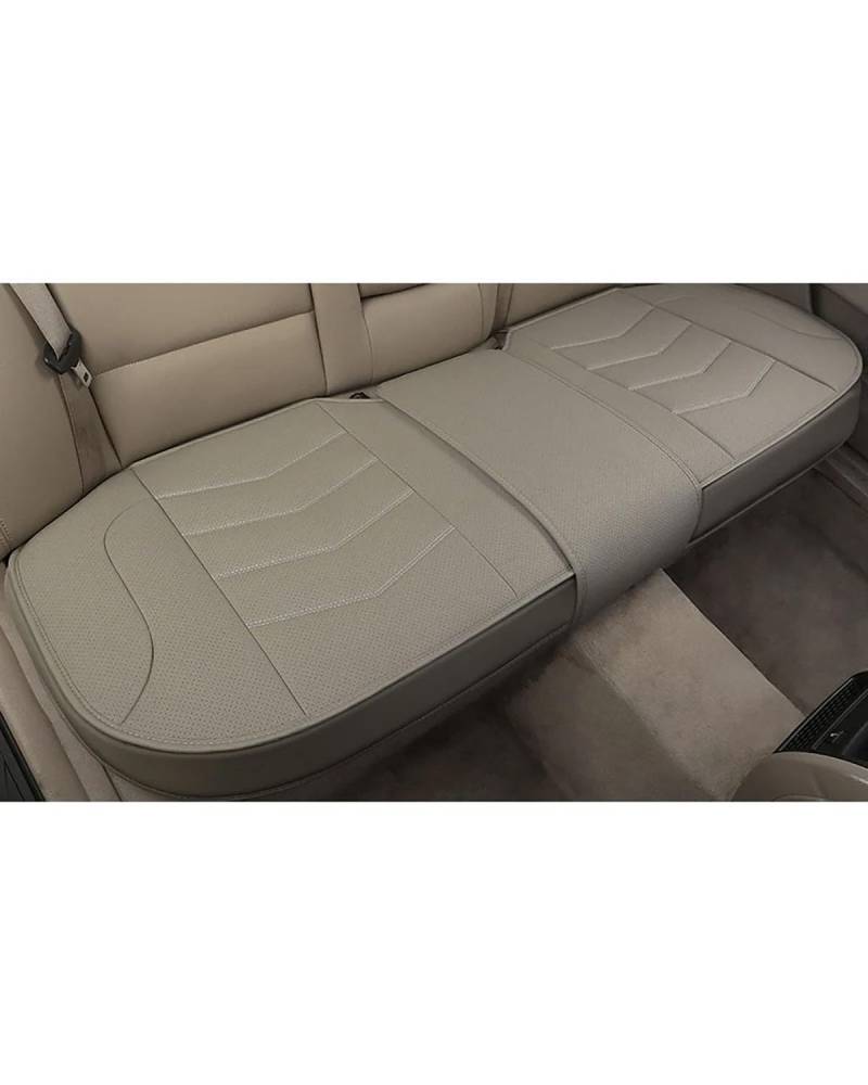 Auto Sitzauflagen Universal Auto Sitz Abdeckung Atmungsaktive PU Leder Pad Matte Für Auto Stuhl Kissen Auto Vordersitz Abdeckung Vier Jahreszeiten Anti Slip Matte Sitzbezüge Sitzauflagen(-O8-Gray 1pcs von NBHGFF