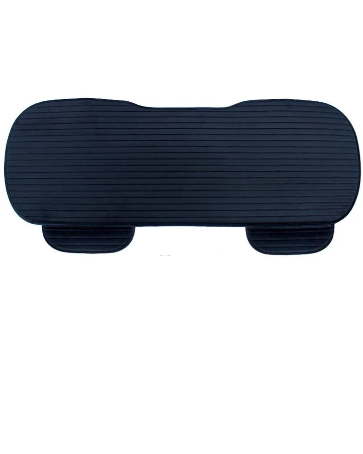 Auto Sitzauflagen Warmer Autositzbezug Für Vorne Und Hinten Oder Komplettes Set Beflockter Stuhlschutz Sitzkissen Polstermatte Rutschfest Für Auto Universell Sitzbezüge Sitzauflagen(-04-1 rear black) von NBHGFF