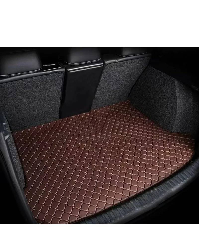 Boot Mat Auto Kofferraum Matten Für Stadt 2006 2007 2008 Fahrzeug Cargo Liner Teppiche Auto Innenausstattung Kofferraummatte(Coffee) von NBHGFF