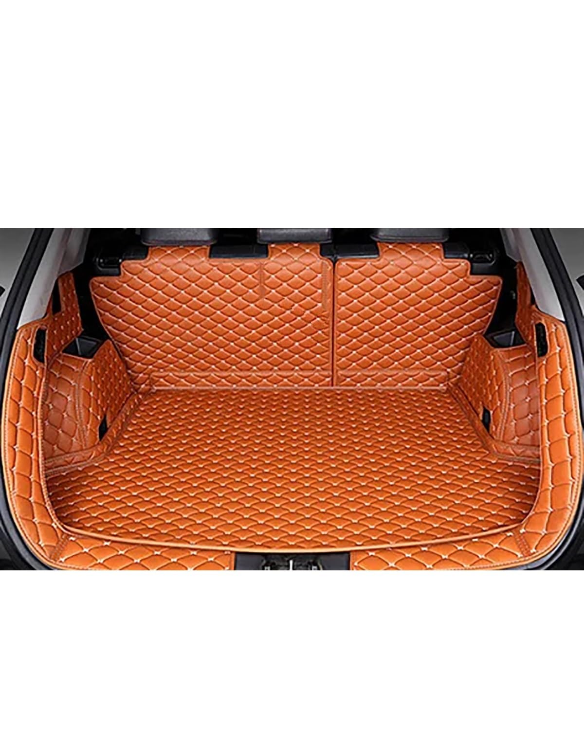 Boot Mat Für 1er Für F20 2012 2013 2014 2015 2016 2017 2018 Cargo Liner Teppich Innenteile Kofferraummatte Kofferraummatte(Orange) von NBHGFF