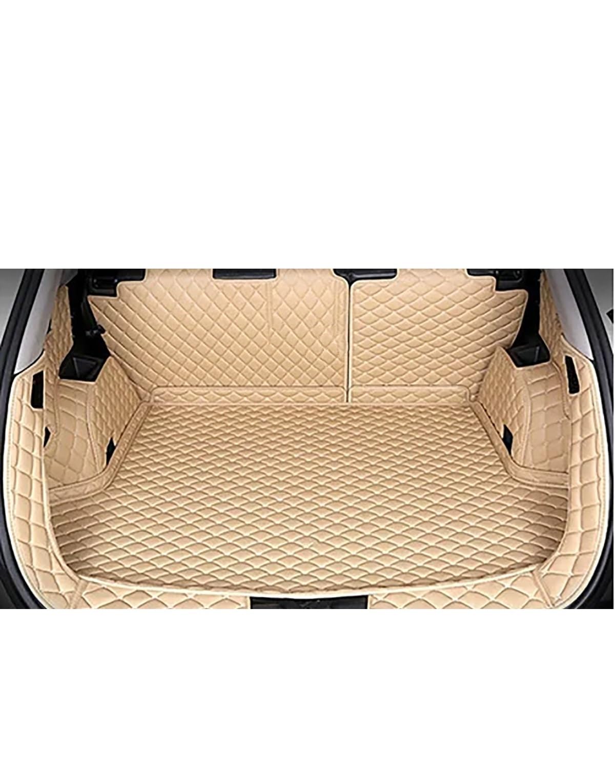 Boot Mat Für 3008 2011 2012 2013 Cargo Liner Teppich Innenteile Zubehör Auto Kofferraummatte Kofferraummatte(Beige) von NBHGFF