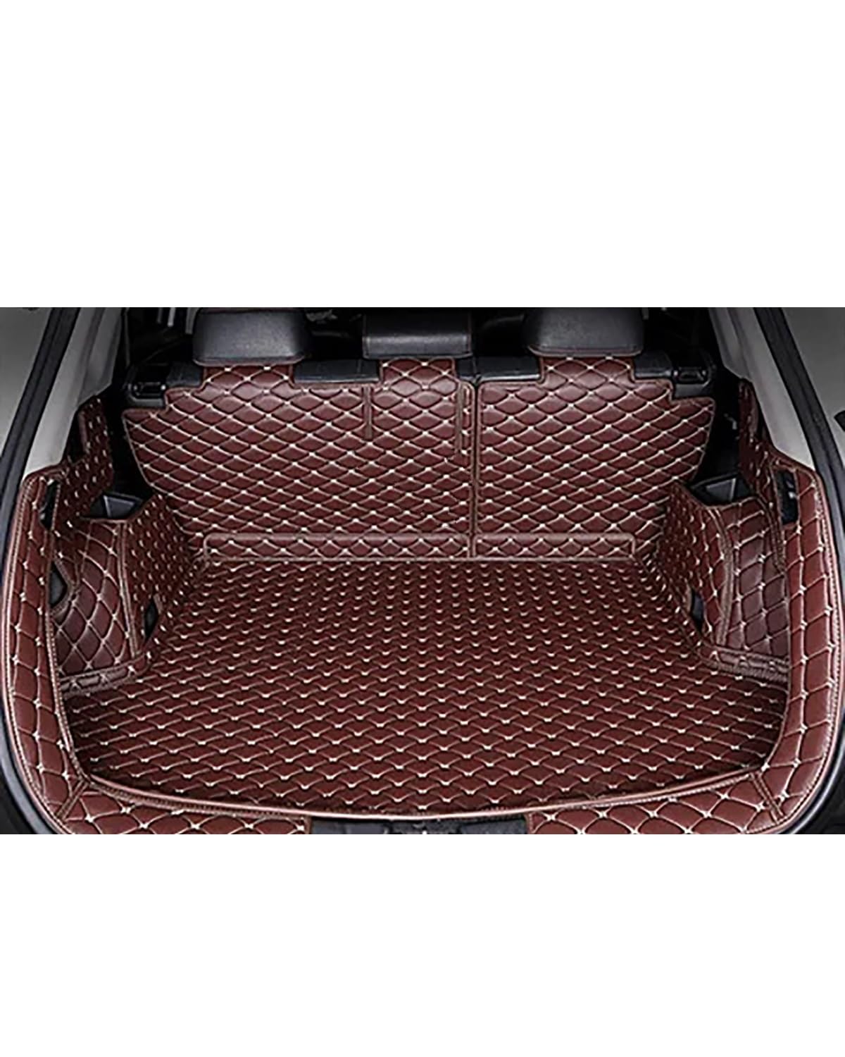 Boot Mat Für Benz Für GLC Klasse Für X253 C253 2017 2018 2019 2020 2021 Kofferraum Matte Cargo-Liner Innen Teile Zubehör Kofferraummatte(Coffee) von NBHGFF