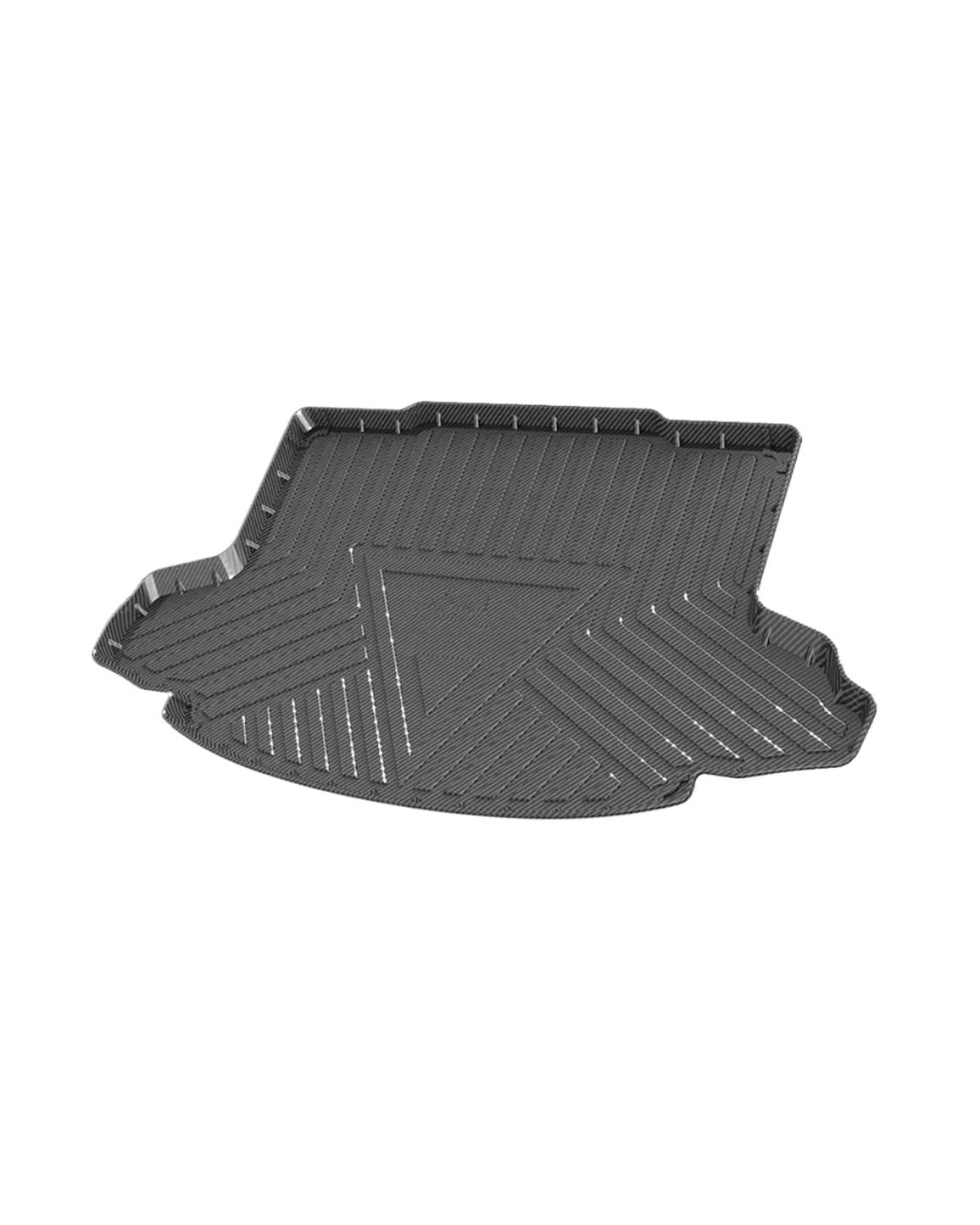 Boot Mat Für CR-V 2007-2022 Auto Hinten Stamm Abdeckung Matte Gummi TPV wasserdichte Nicht-Slip Fracht Carbon Faser Muster Liner Zubehör Kofferraummatte(Style 3) von NBHGFF