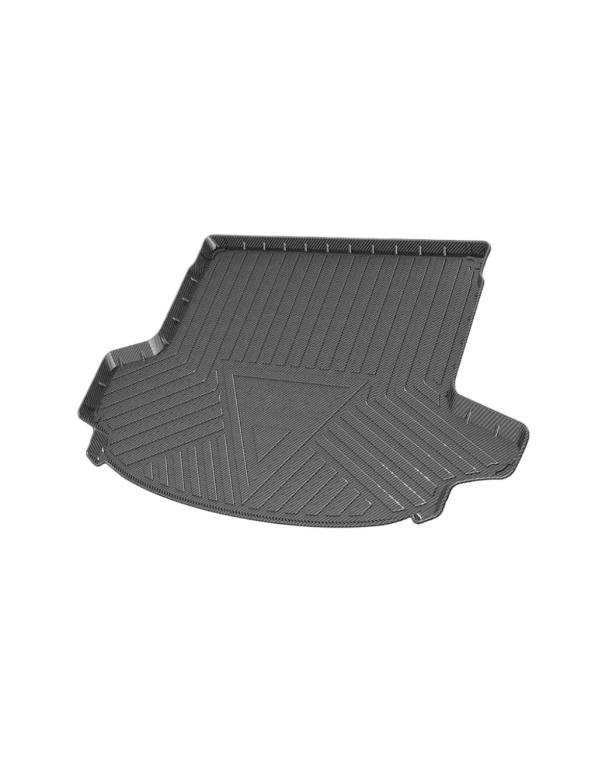 Boot Mat Für CR-V 2007-2022 Auto Hinten Stamm Abdeckung Matte Gummi TPV wasserdichte Nicht-Slip Fracht Carbon Faser Muster Liner Zubehör Kofferraummatte(Style 4) von NBHGFF