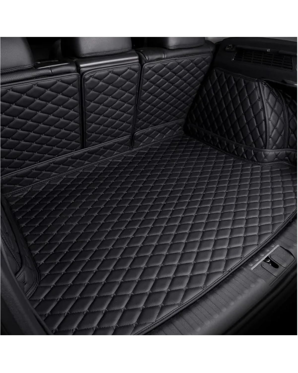 Boot Mat Für Dodge Für Caliber Für Journey Für Aittitude Für Caravan Auto Gepäck Abdeckung Kofferraum Matte Kofferraummatte(Black) von NBHGFF