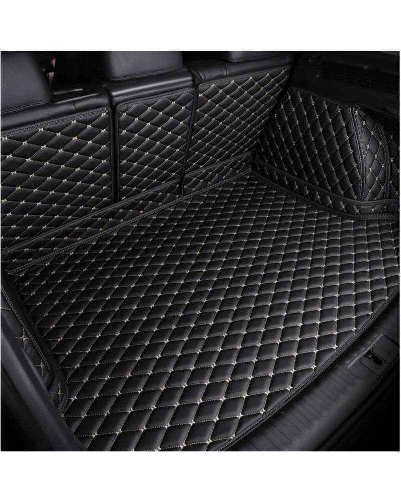 Boot Mat Für Dodge Für Caliber Für Journey Für Aittitude Für Caravan Auto Gepäck Abdeckung Kofferraum Matte Kofferraummatte(Black Rice) von NBHGFF