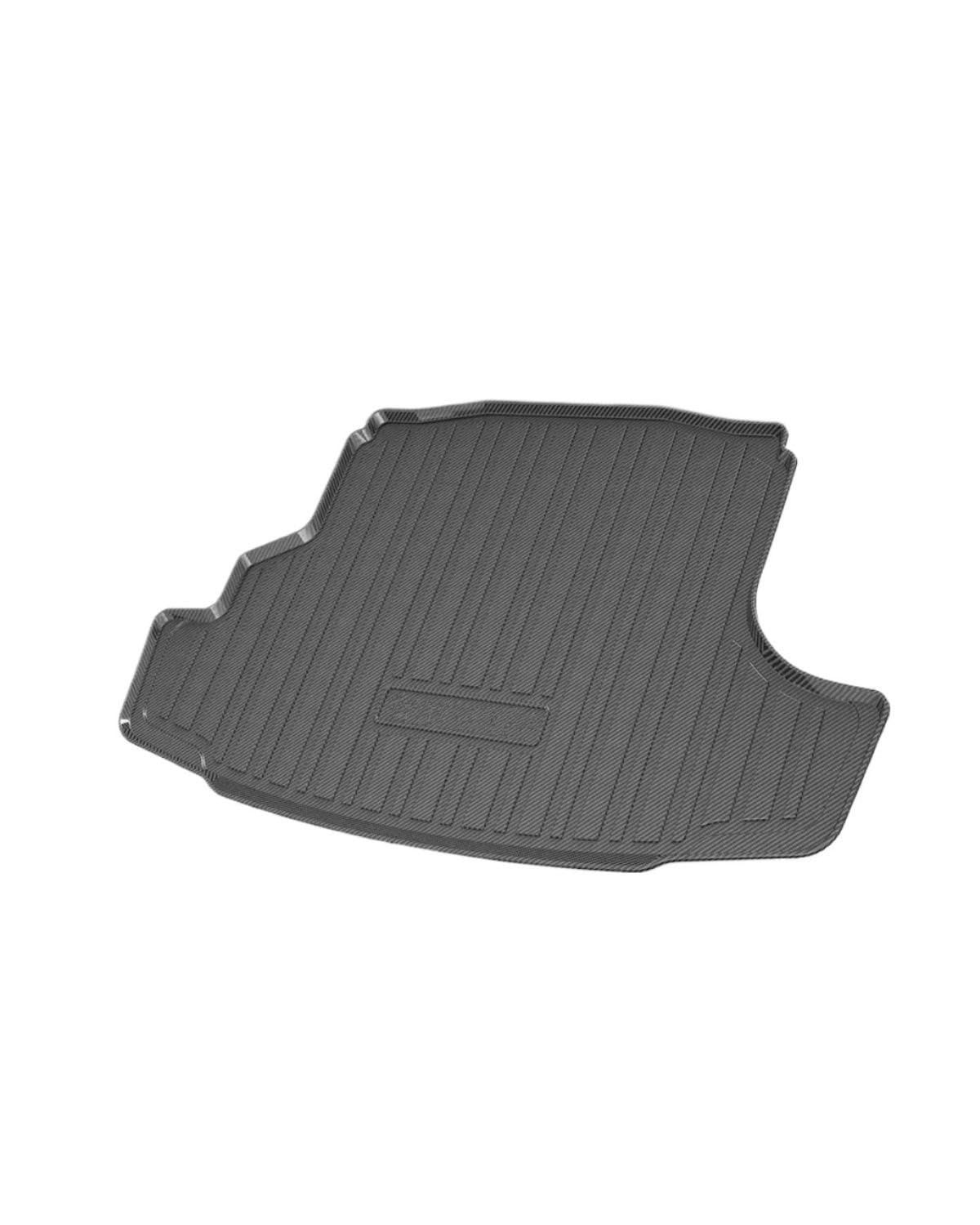 Boot Mat Für ENVIX 2019-2022 Auto Hinten Stamm Abdeckung Matte Gummi TPV Wasserdicht Nicht-Slip Fracht Carbon Faser Muster Liner Zubehör Kofferraummatte(Style 2) von NBHGFF