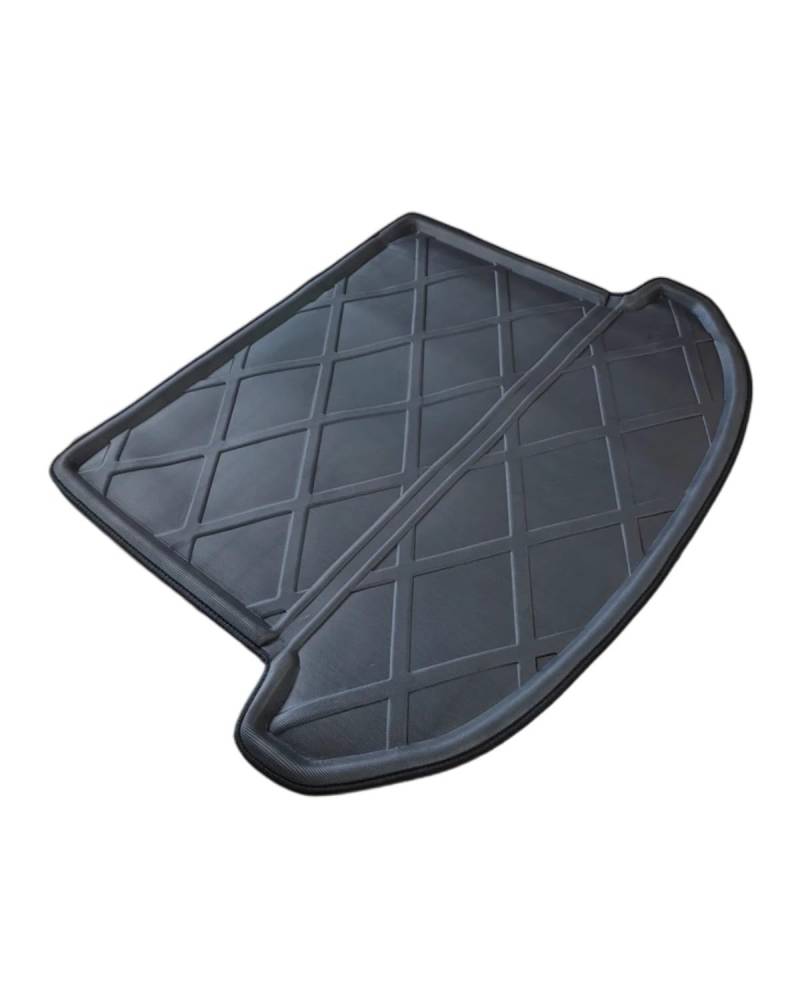 Boot Mat Für Hyundai Für Santa Für Fe 7 Sitzer 2013 2014 2015 2016 2017 2018 Auto Hinten Trunk Mat Cargo-Liner Boot Boden Fach Teppich 3D Kofferraummatte von NBHGFF