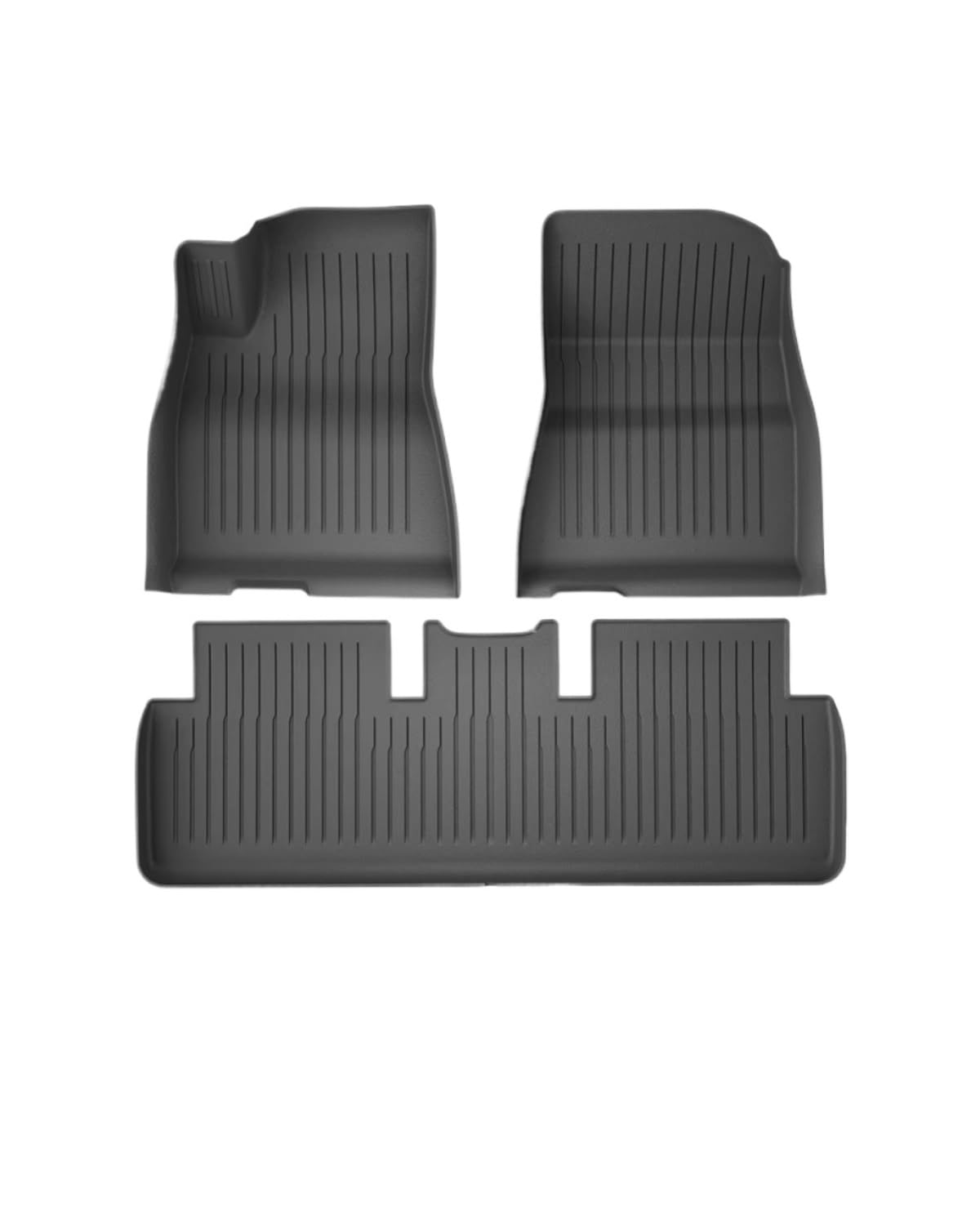 Boot Mat Für Teslaes Für Modell 3 Für Modell Für Y TPE wasserdichte Tragen-beständig Fuß Pad Auto Modifikation Zubehör Vorne Und Hinten Stamm Matte Kofferraummatte(21-23 M3 LHD 3pcs) von NBHGFF