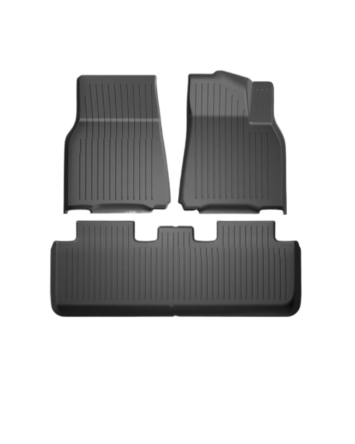 Boot Mat Für Teslaes Für Modell 3 Für Modell Für Y TPE wasserdichte Tragen-beständig Fuß Pad Auto Modifikation Zubehör Vorne Und Hinten Stamm Matte Kofferraummatte(My RHD 3pcs) von NBHGFF